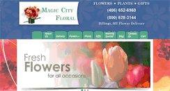 Desktop Screenshot of magiccityfloral.com