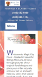 Mobile Screenshot of magiccityfloral.com